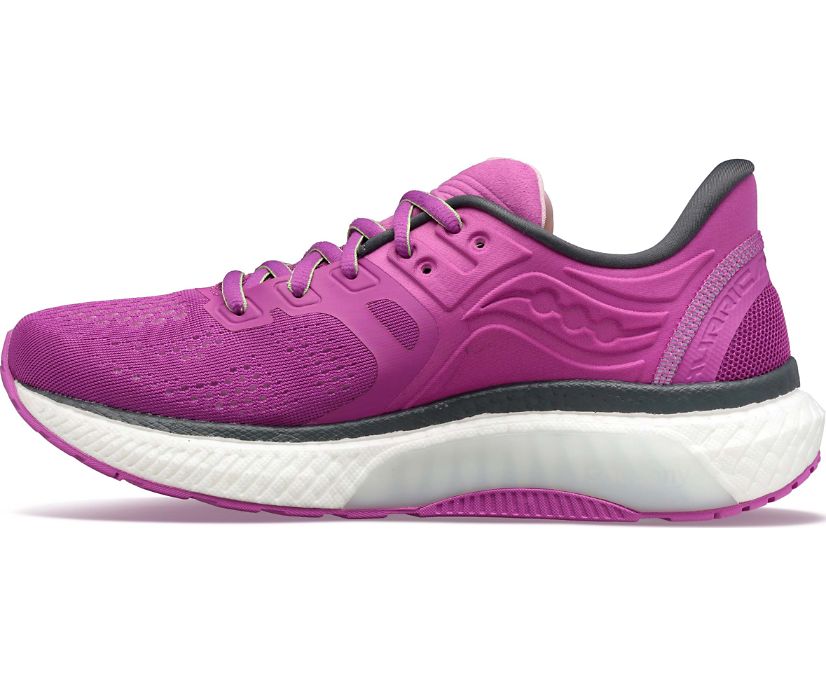 Saucony Hurricane 23 Women's Running Shoes Purple | Canada 157QMAZ